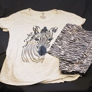Secret Treasures zebra pajama